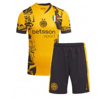 Inter Milan Koszulka Trzecia dzieci 2024-25 Krótki Rękaw (+ krótkie spodenki)